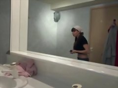 Old Young cleaning lady gets fucked by wrinkled grandpa